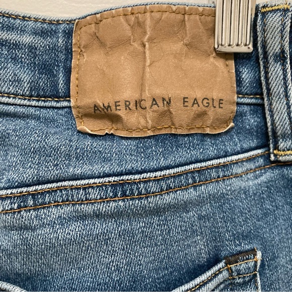 American Eagle Distressed Airflex Slim Button Fly Jeans Size 31 x 30 - Picture 13 of 13